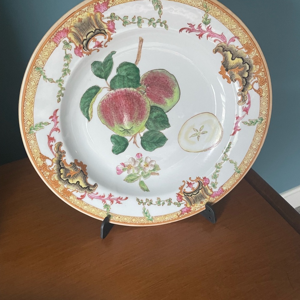 Mark Roberts Porcelain Plates with Fruit Motif - Picture 6 of 6